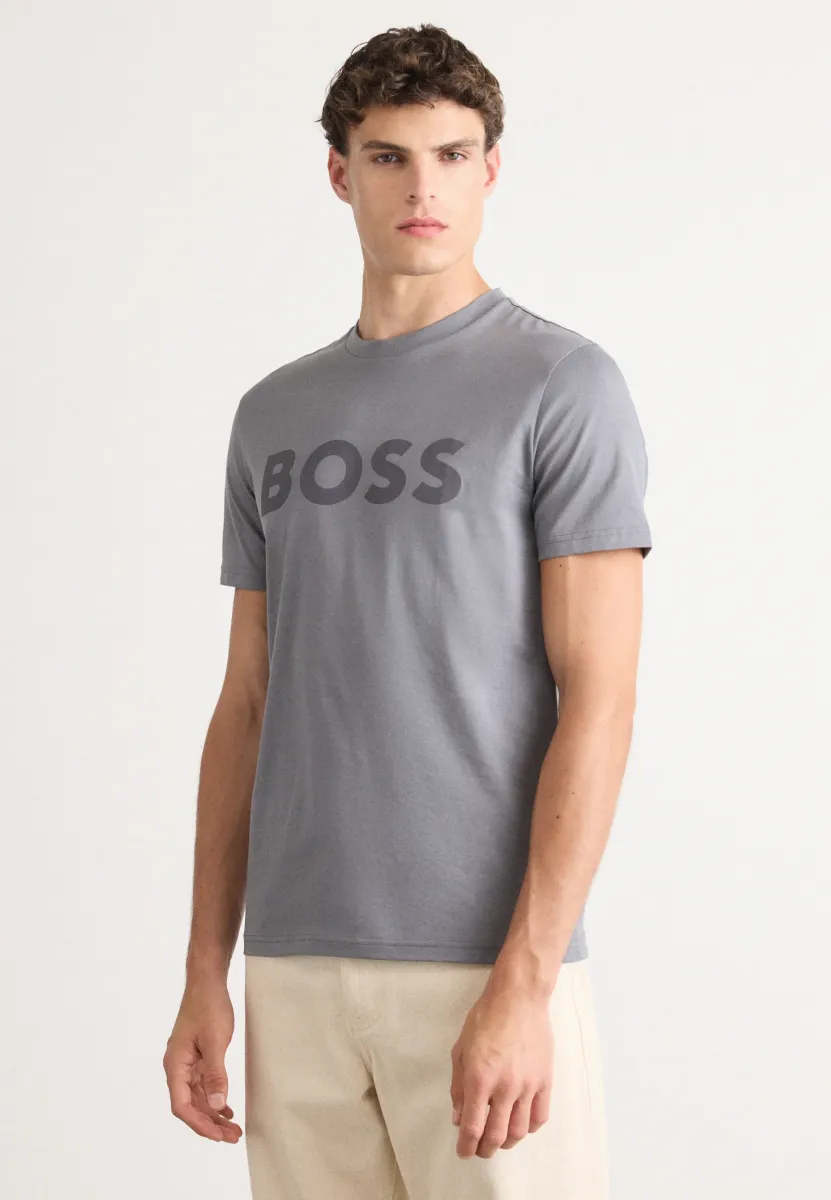 THINKING - T-Shirt print - open grey