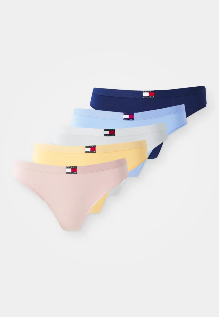 THONG 5 PACK - String - blue/pink/white/blue