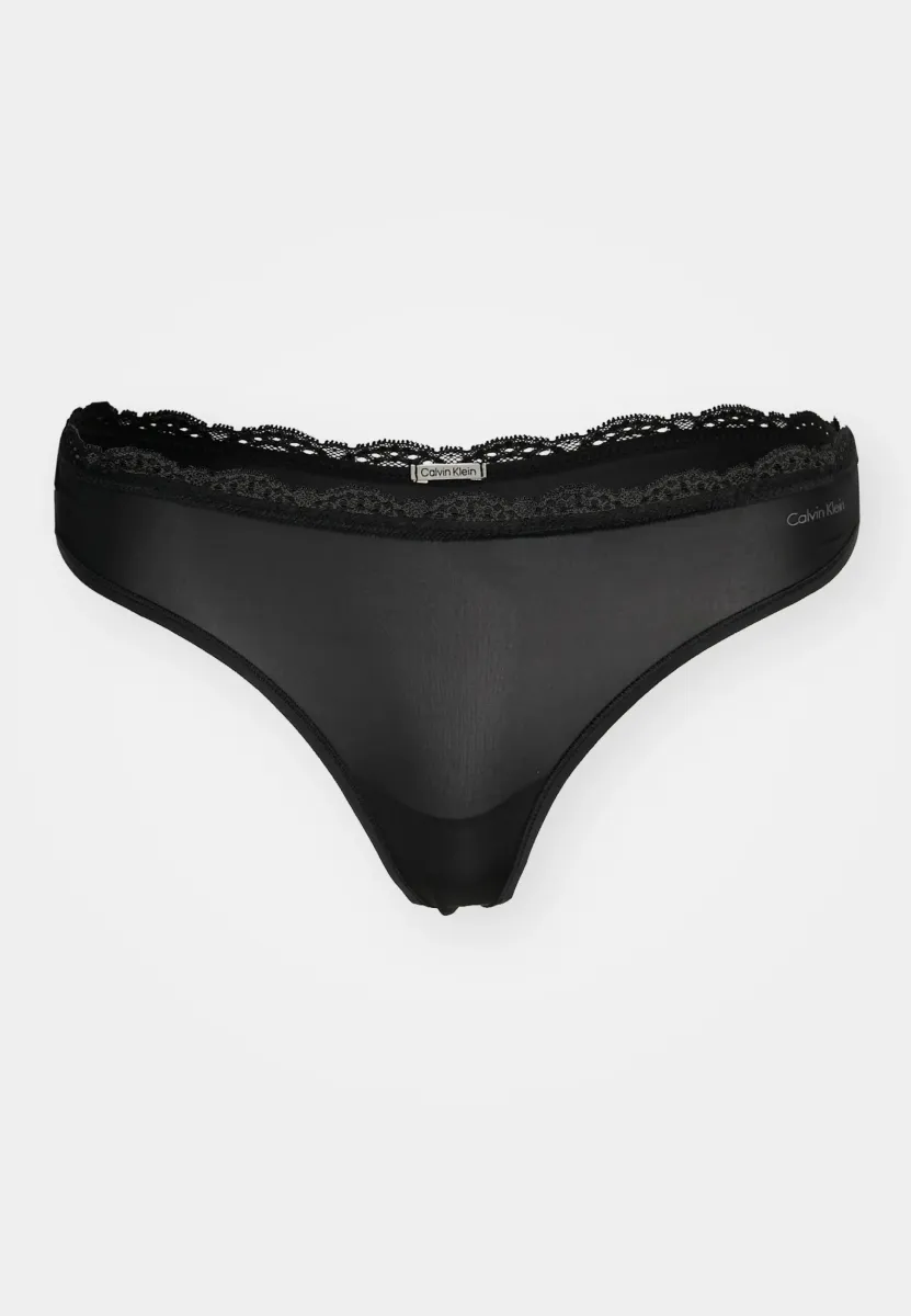 THONG MICROFIBER STRETCH - String - black