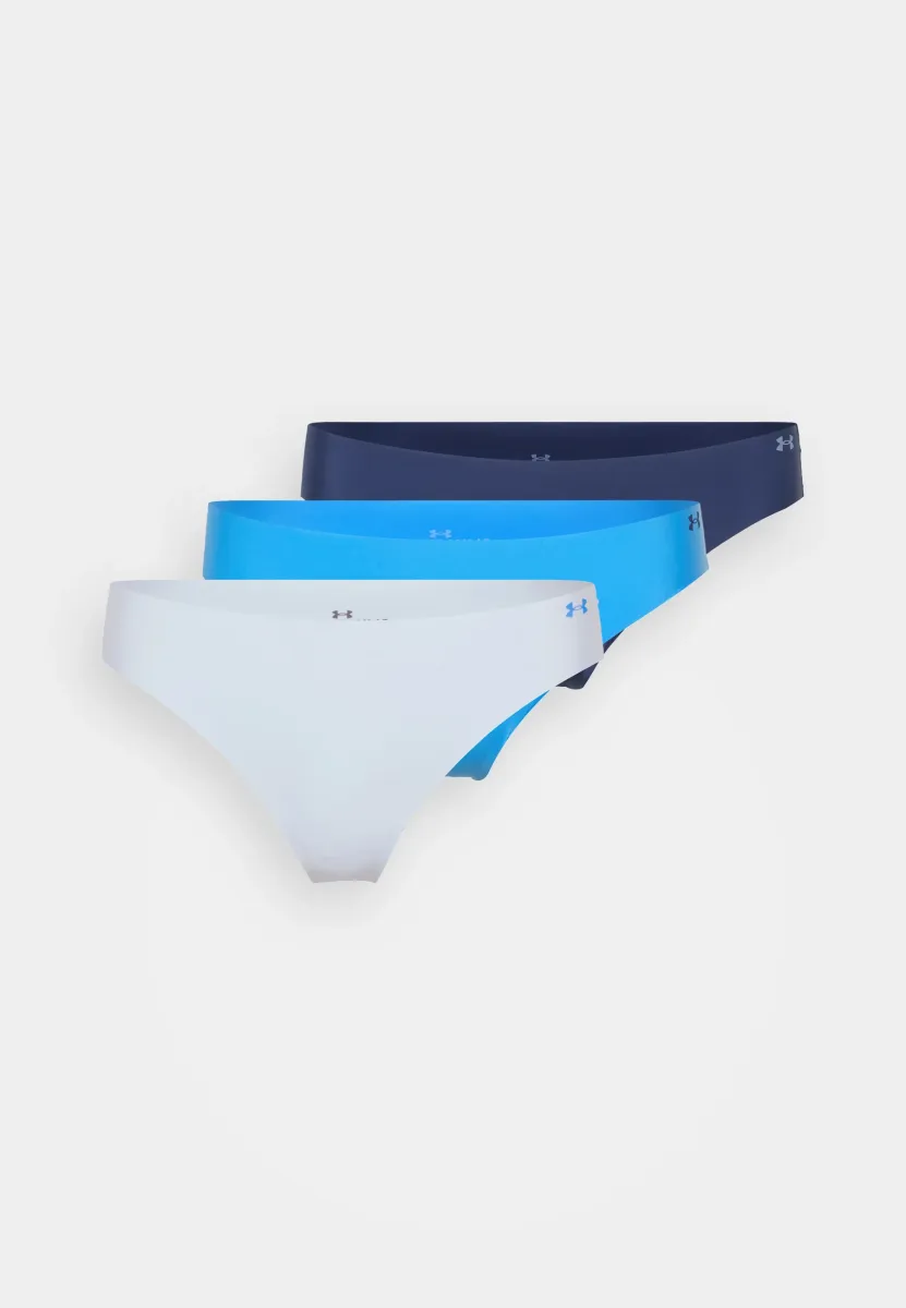THONG PURE NO SHOW SOLID 3 PACK - String - blue calm/blue atlantis/washed navy