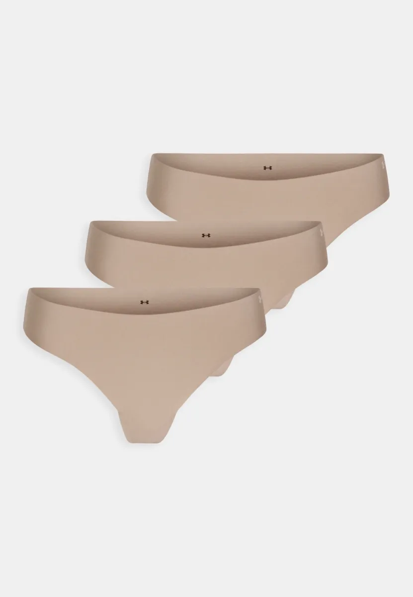THONG PURE NO SHOW SOLID 3 PACK - String - hue