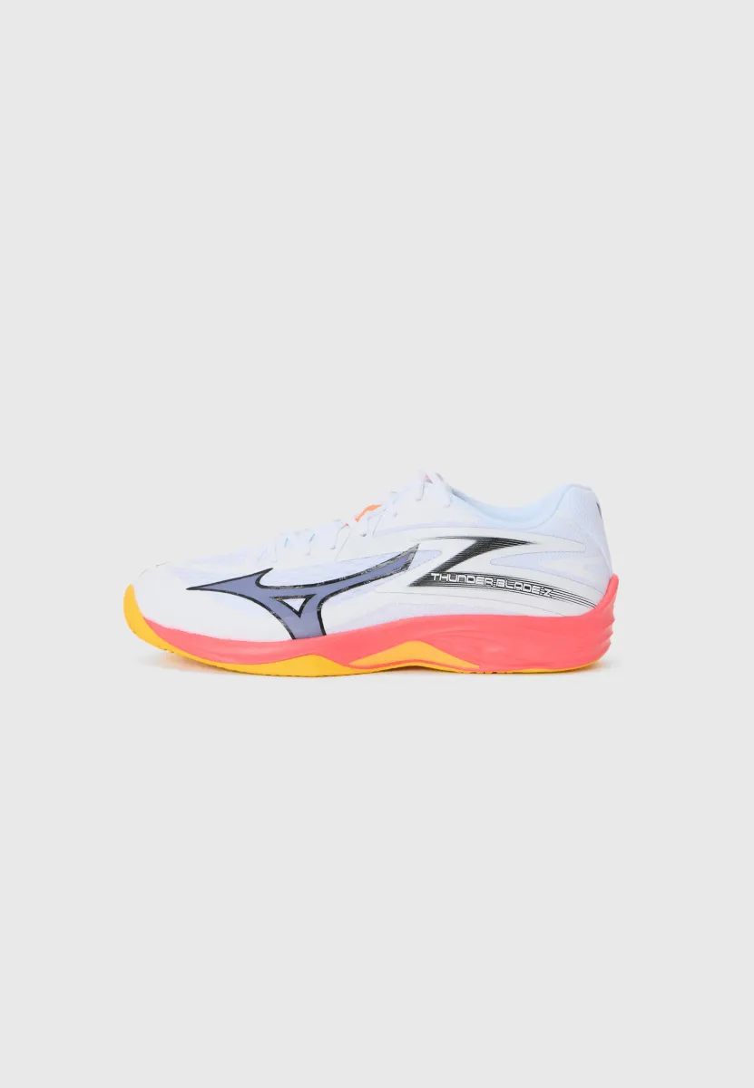 THUNDER BLADE Z - Volleyballschuh - white/fiery coral/citrus