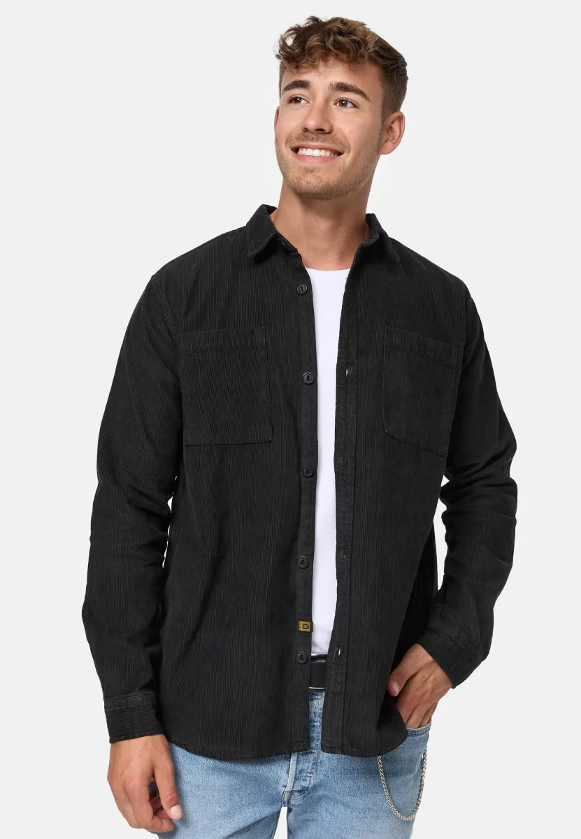 THYGE - Hemd - black