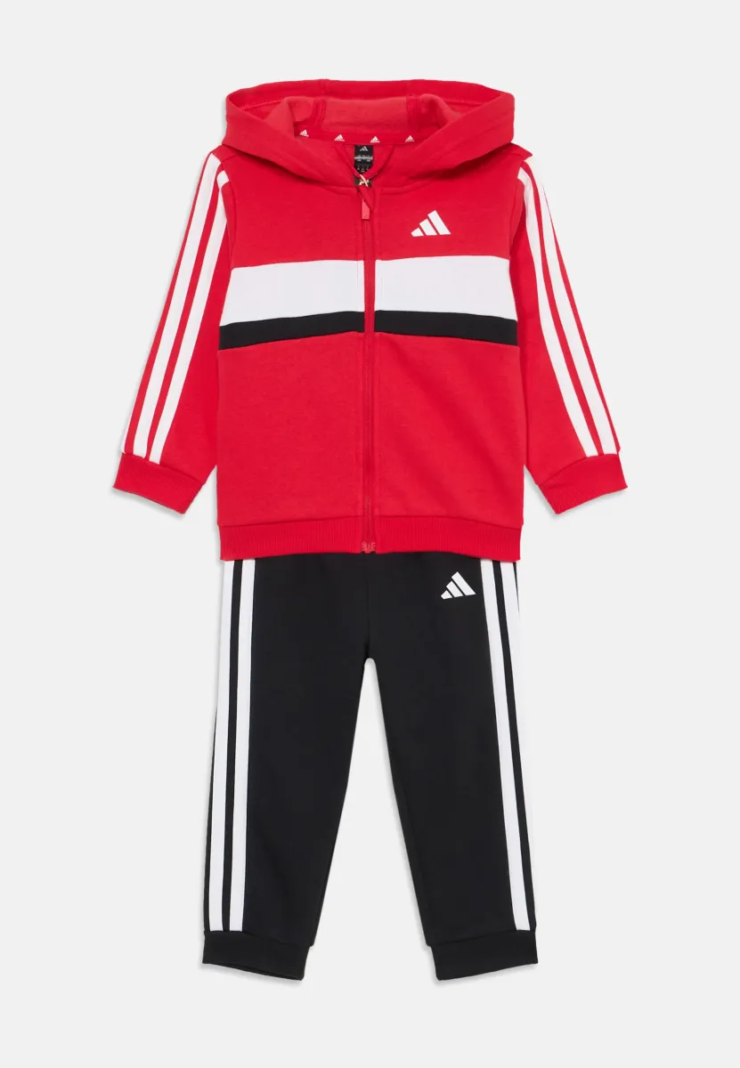 TIBERIO KIDS SET UNISEX - Trainingsanzug - pure ruby/white/black
