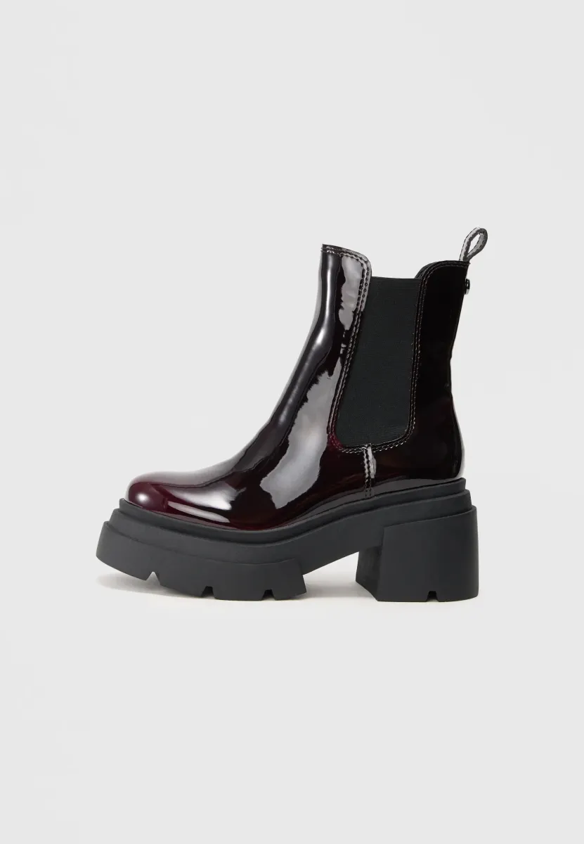 TIDALWAVE - Plateaustiefelette - dark cherry