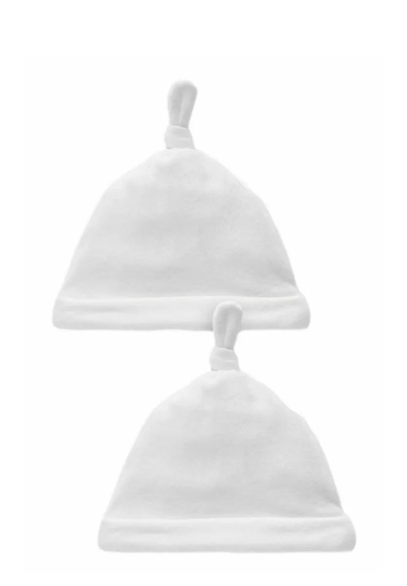 TIE TOP 2 PACK - REGULAR FIT - Mütze - white