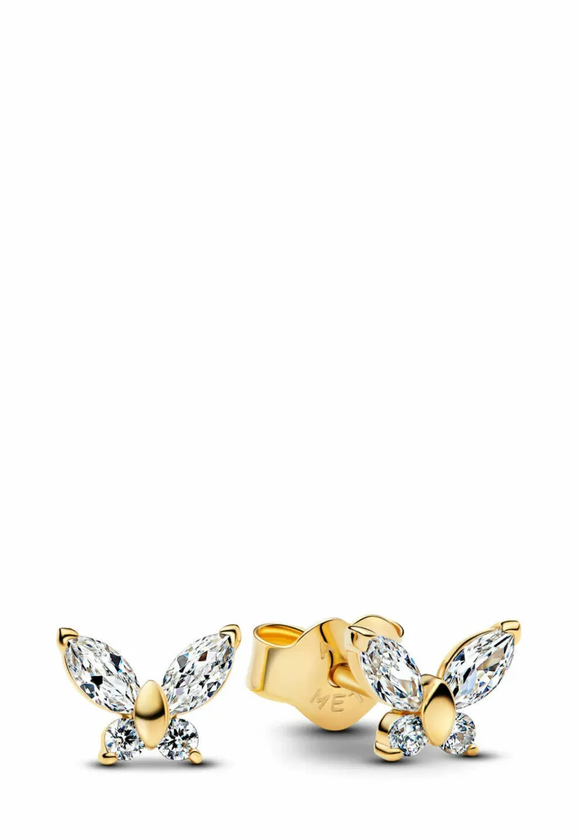 À TIGE PAPILLON - Ohrringe - jaune