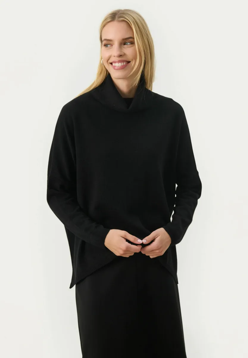TILANE - Strickpullover - black