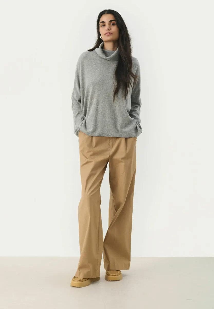 TILANE - Strickpullover - medium grey melange