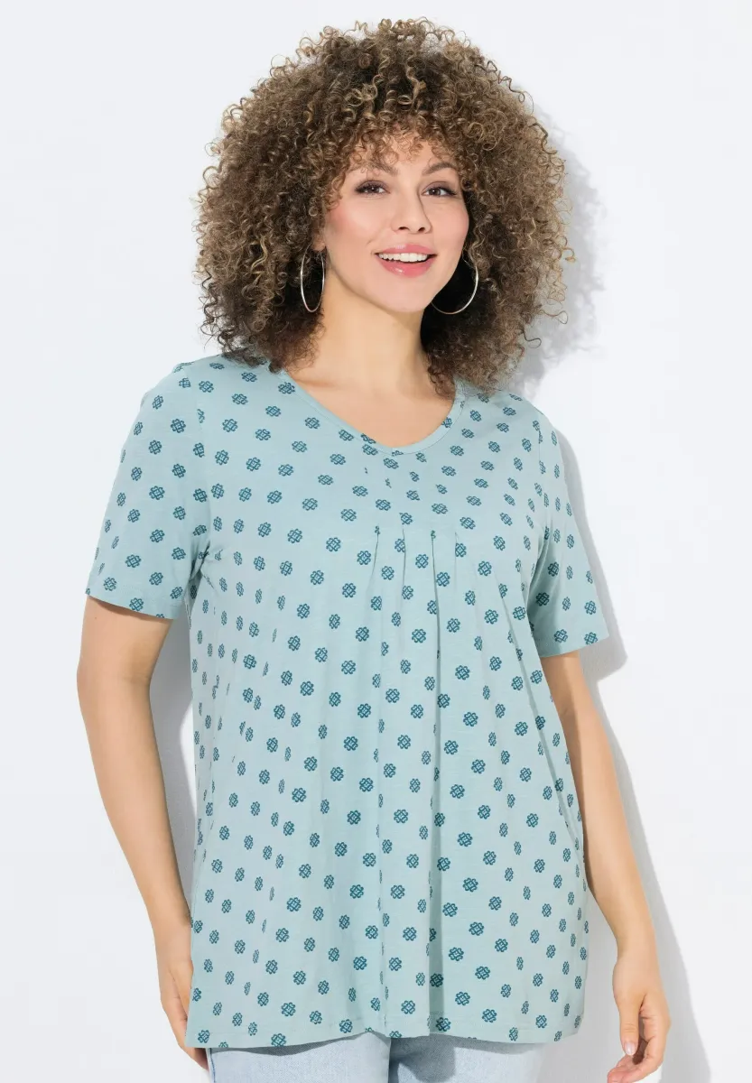 TILE  SHORT SLEEVE  TEE - T-Shirt print - light moss green