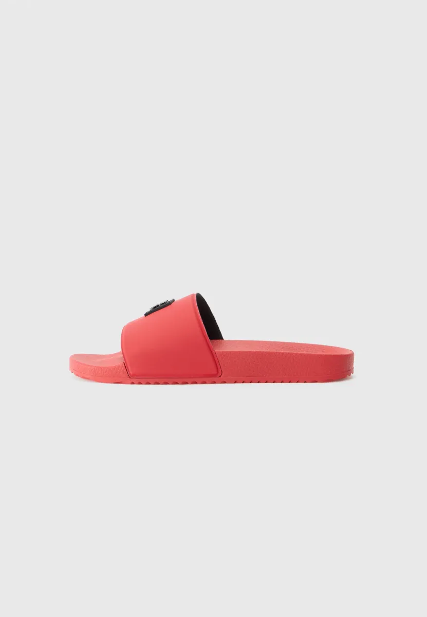 TIMEIN - Pantolette flach - open red