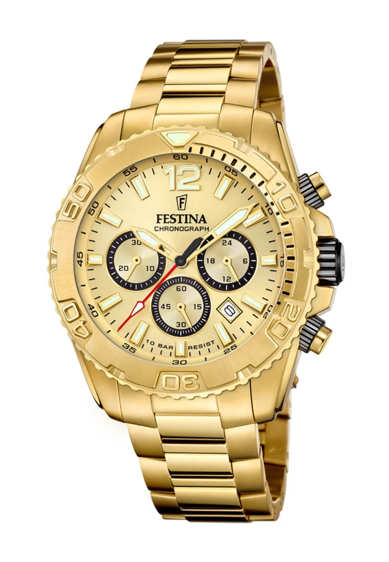 TIMELESS - Chronograph - gold coloured