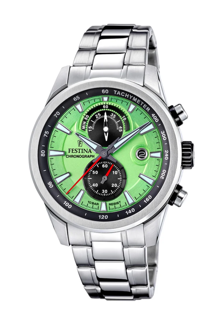 TIMELESS - Chronograph - green
