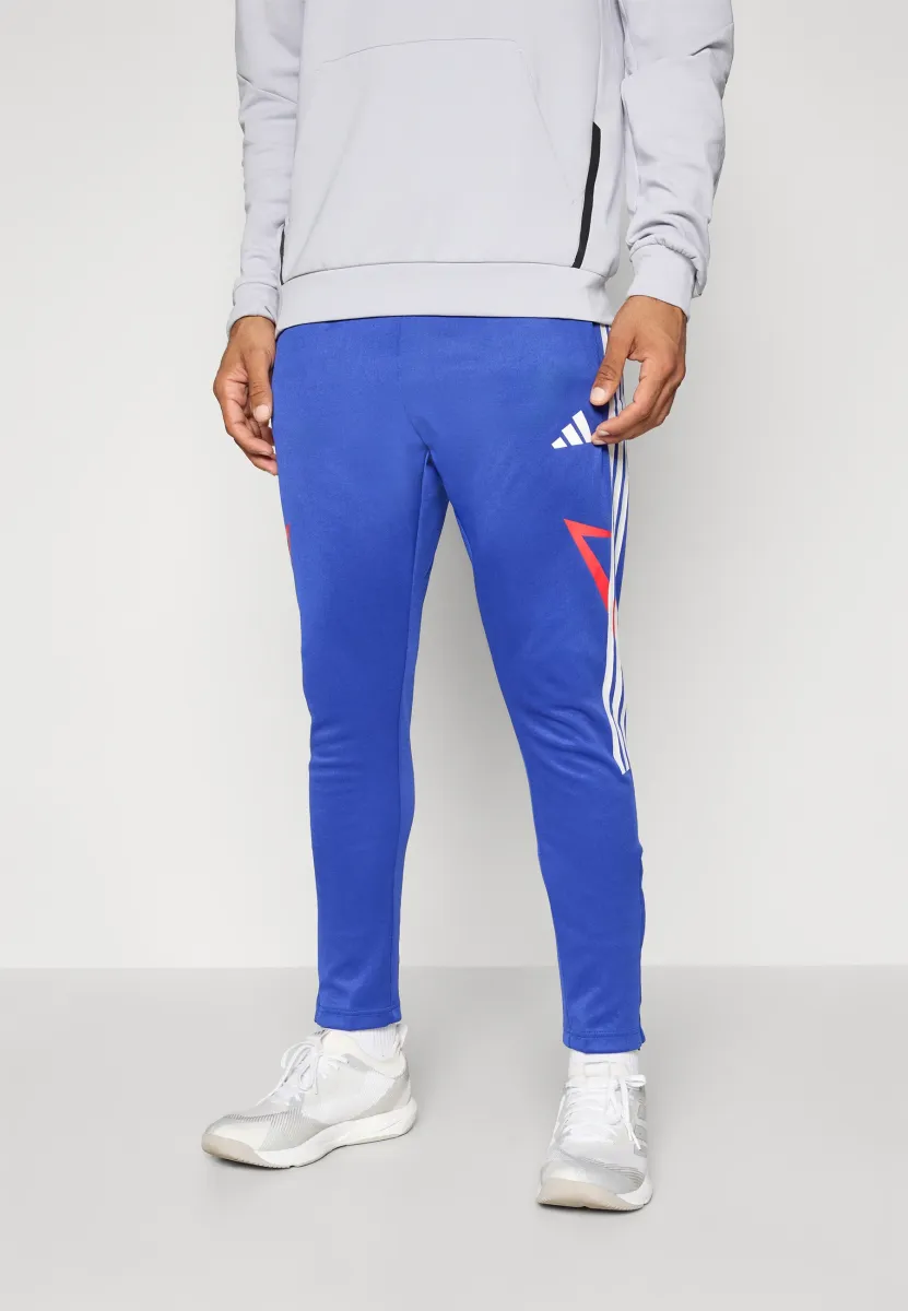 TIRO - Jogginghose - semi lucid blue/pure ruby/white