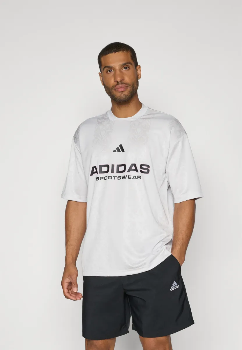 TIRO TEE - T-Shirt print - grey one/black