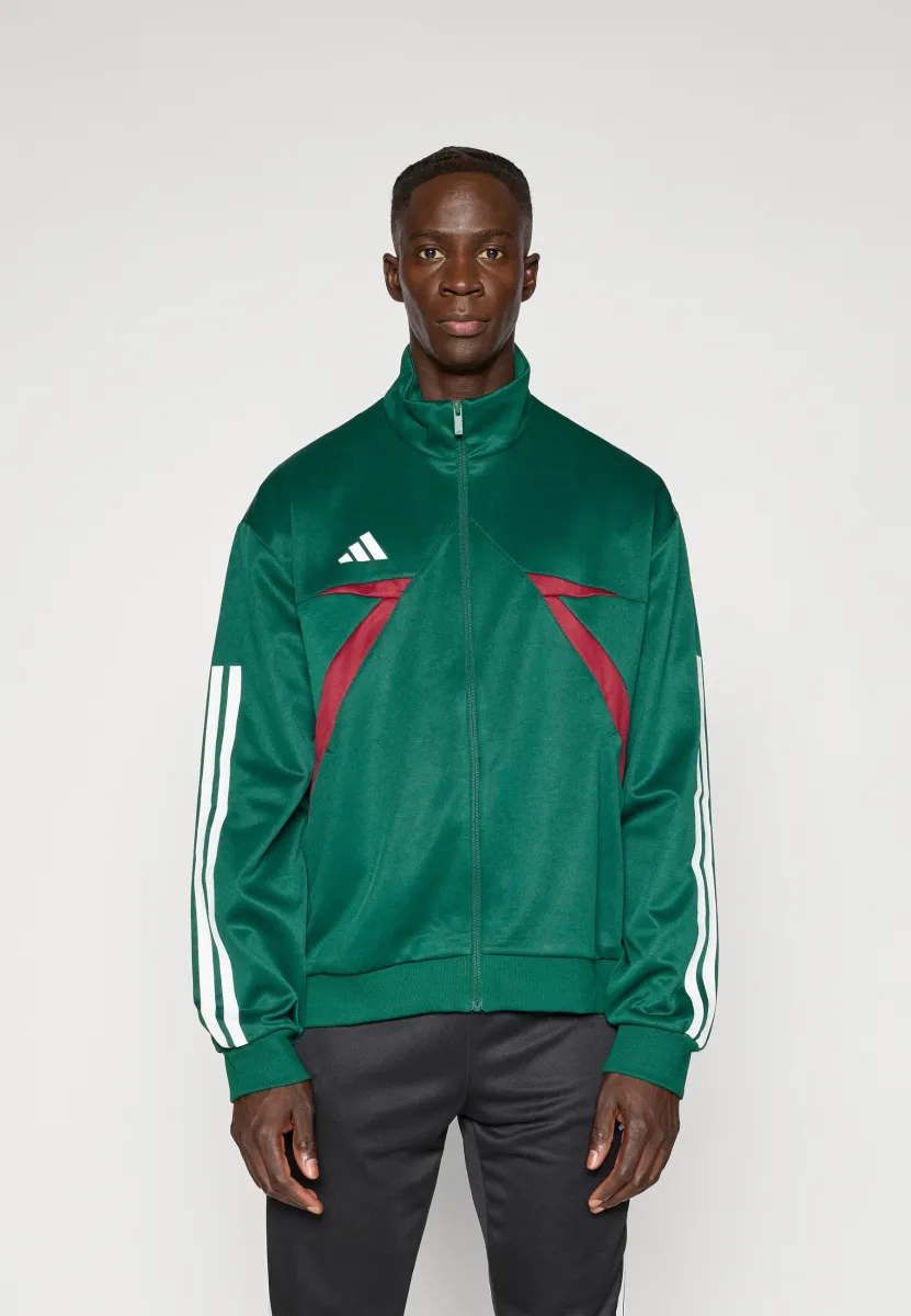 TIRO  - Trainingsjacke - dark green/collegiate burgundy/white