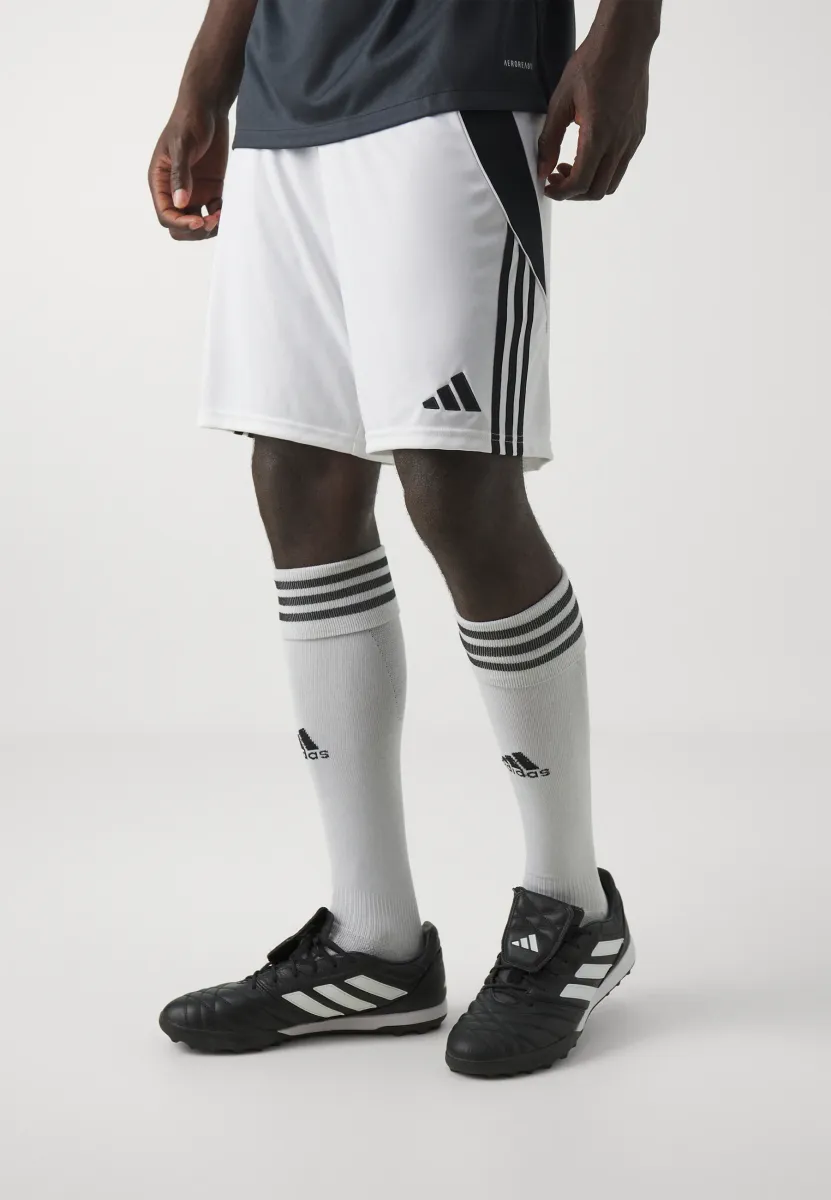 TIRO24 SHORT - Kurze Sporthose - white/black