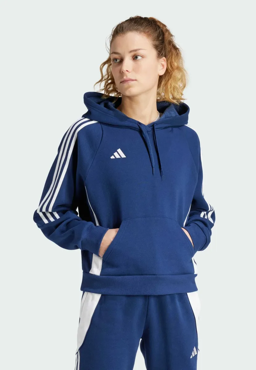 TIRO24 SWEAT HOODIE - Kapuzenpullover - team navy blue white