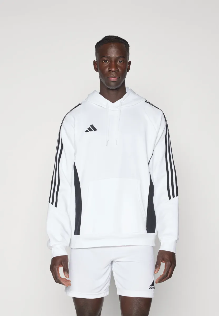 TIRO24 SWEAT HOODIE - Kapuzenpullover - white/black