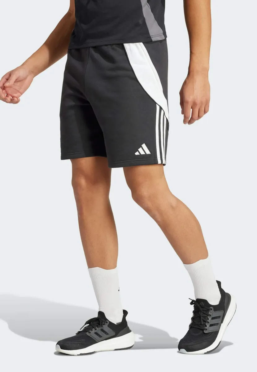 TIRO24 SWEAT SHORT - Kurze Sporthose - blac /white