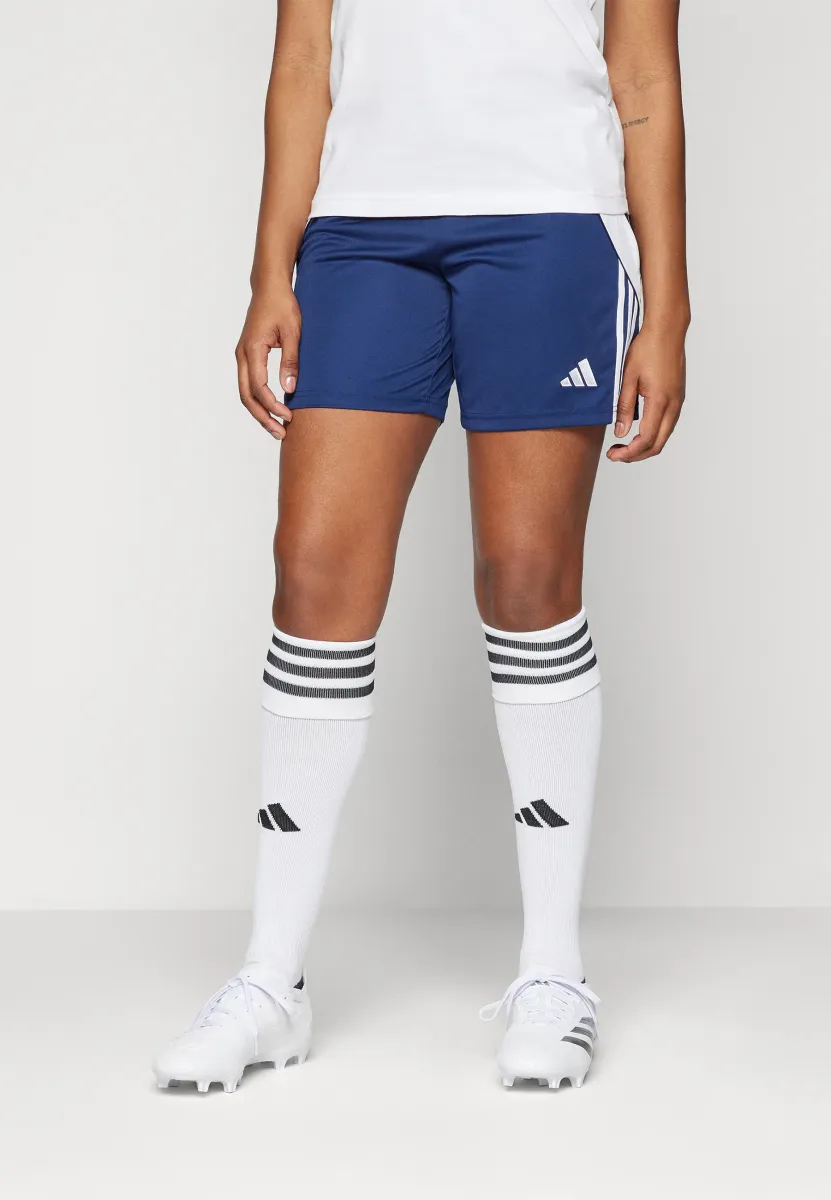 TIRO24 TRAINING SHORT - Kurze Sporthose - navy blue/white