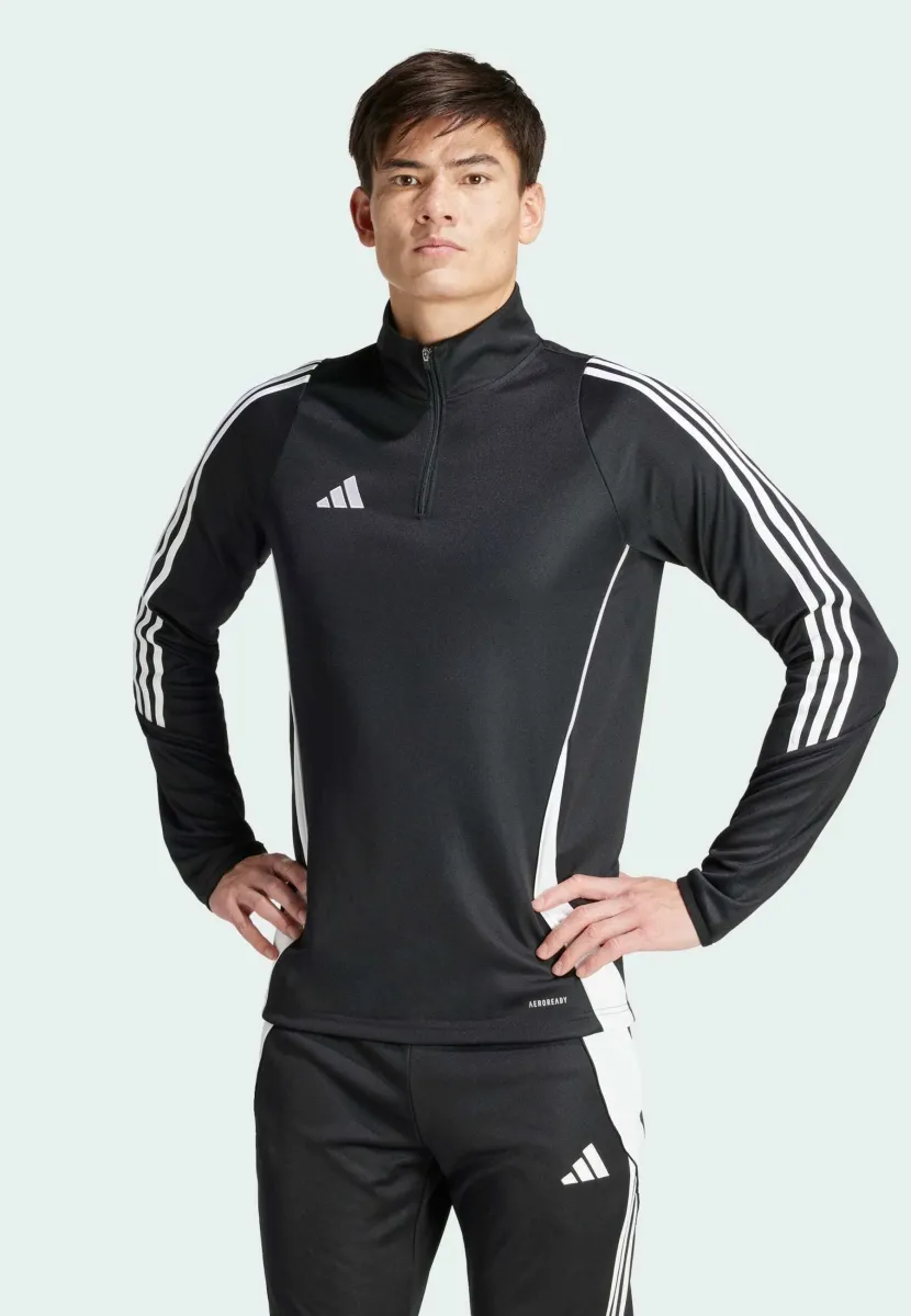 TIRO24 TRAINING TOP - Langarmshirt - black   white