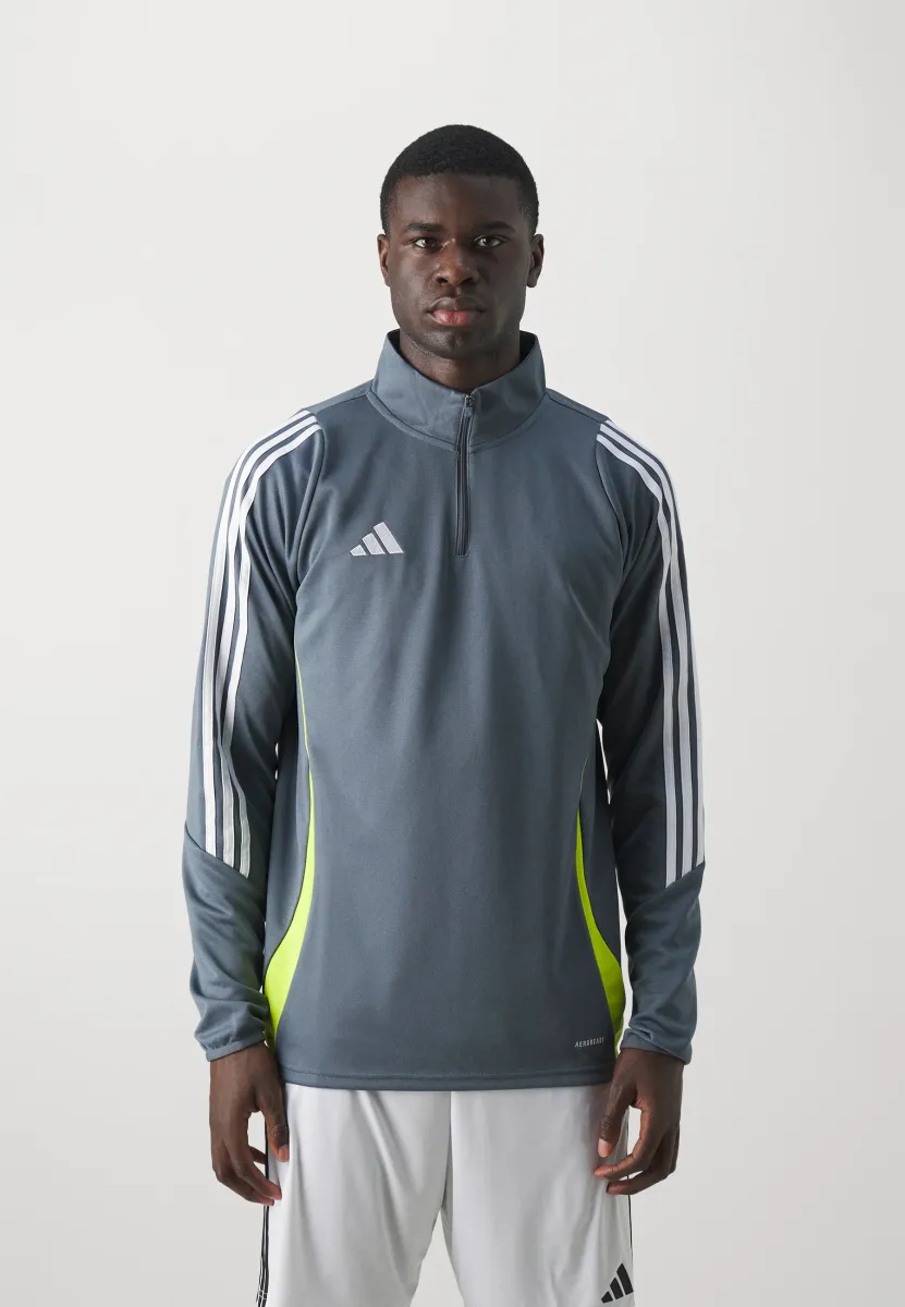 TIRO24 TRAINING TOP - Langarmshirt - team onix/semi solar yellow