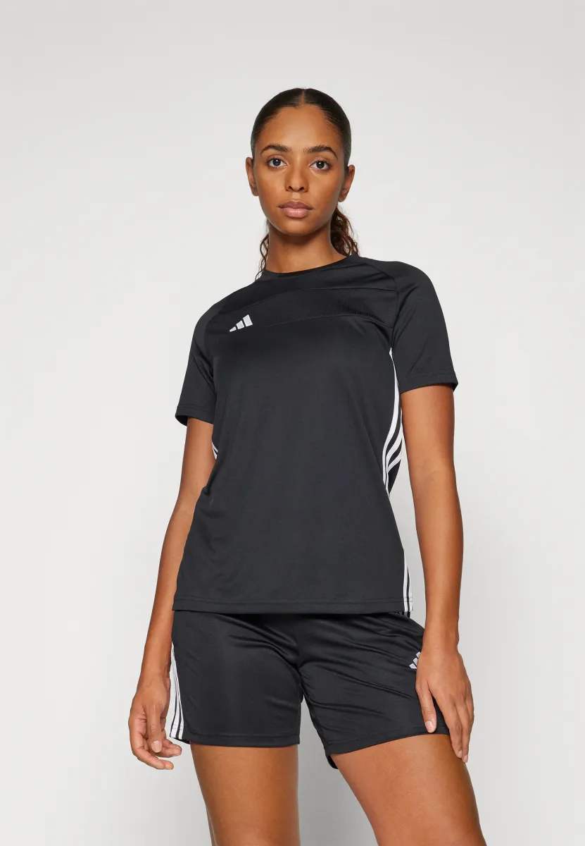 TIRO25 ESSENTIALS JERSEY - T-Shirt print - black/white