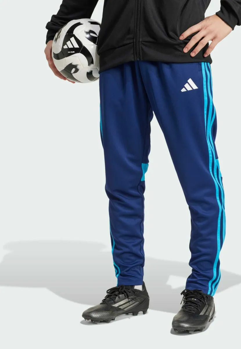 TIRO25 - Jogginghose - dark blue   shock cyan   white