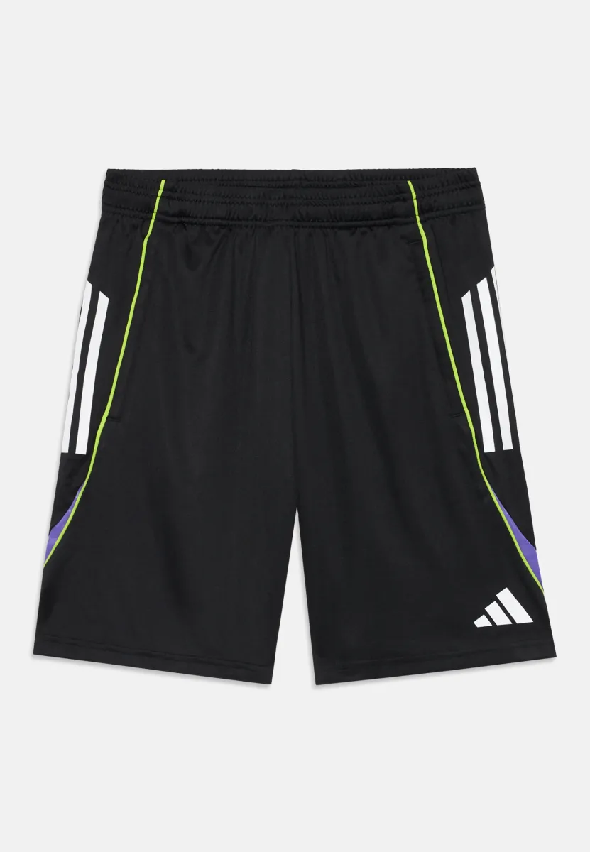TIRO25 TRAINING - Kurze Sporthose - black/purple rush