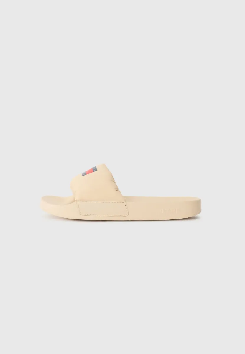 TJW COMFY - Badesandale - white clay