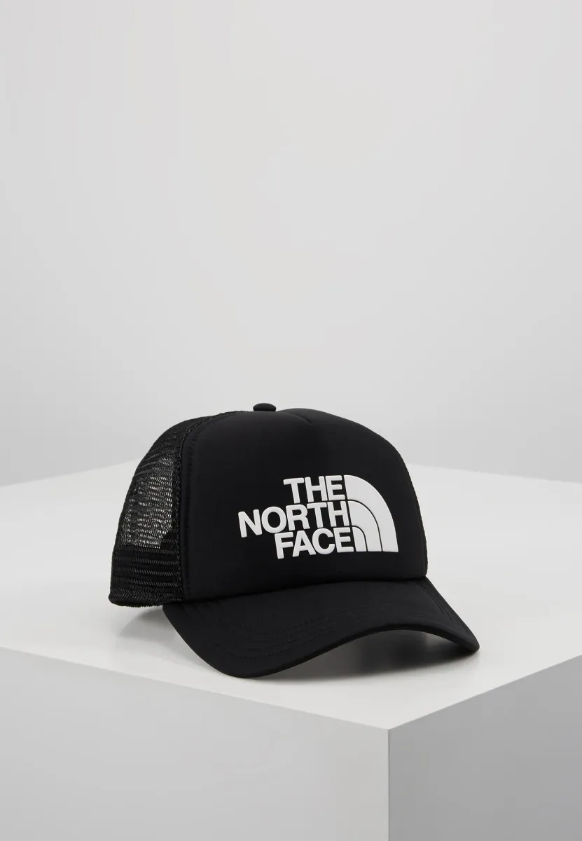TNF LOGO TRUCKER - Cap - black/white