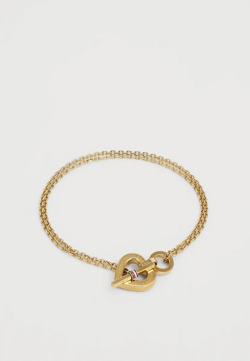 TOGGLE HEART - Armband - gold-coloured