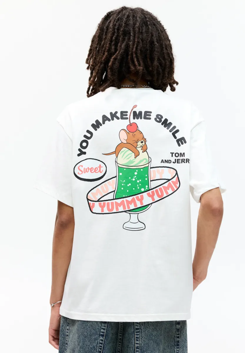 TOM AND JERRY - T-Shirt print - white