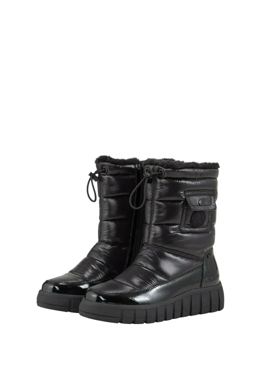 TOM TAILOR  - Snowboot/Winterstiefel - black