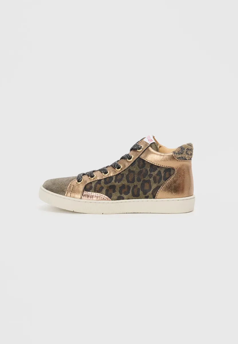 TOP TOUCH UNISEX - Sneaker high - bronzo/kaki