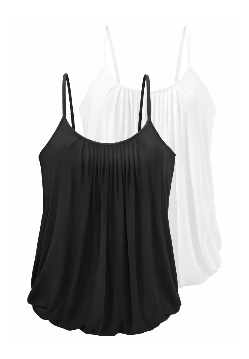 Top - weiß  schwarz