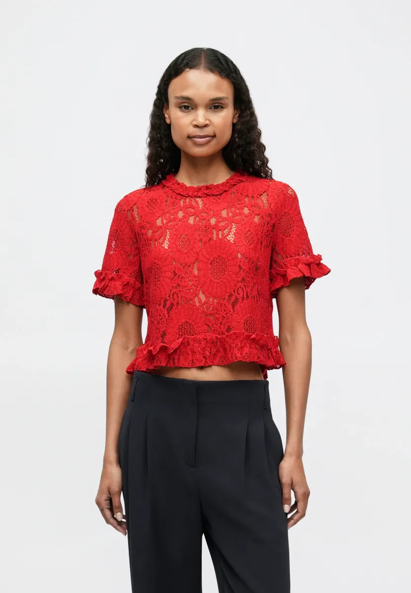 TORA - Bluse - lipstick red