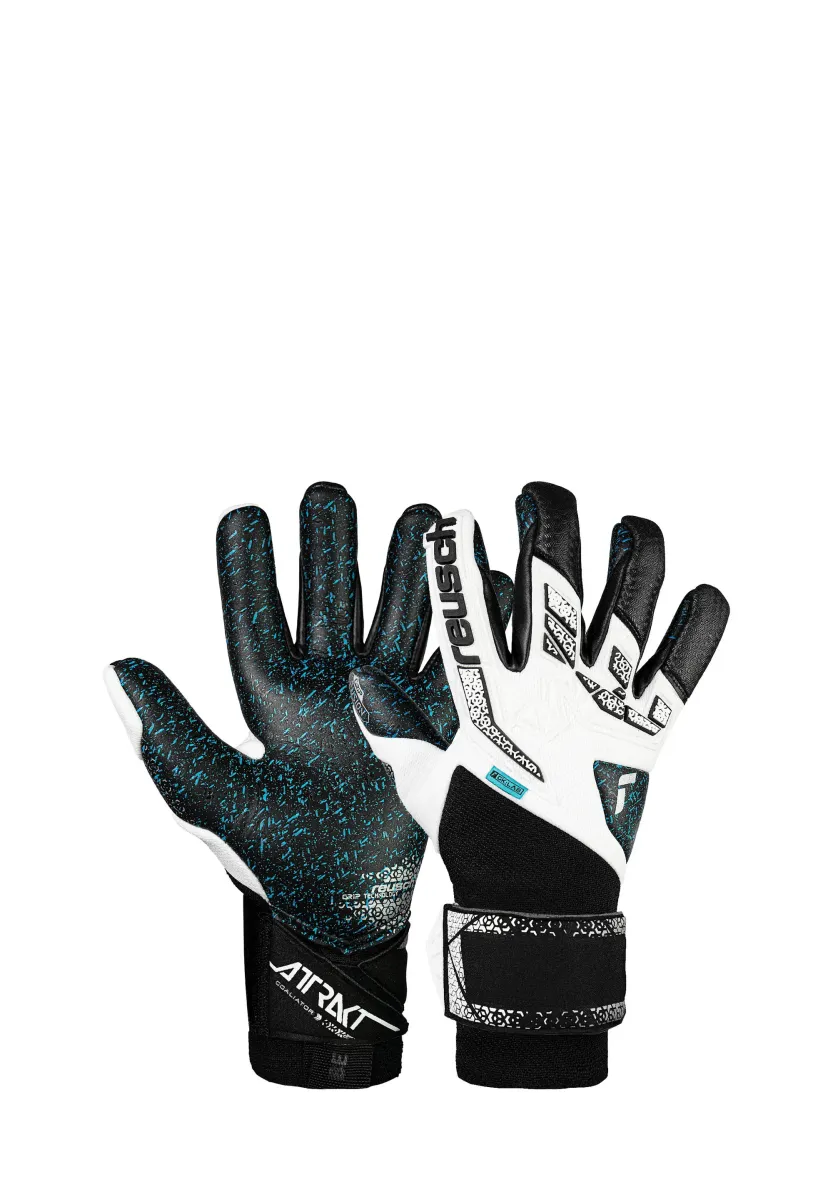 Torwarthandschuh - whit/silver/black