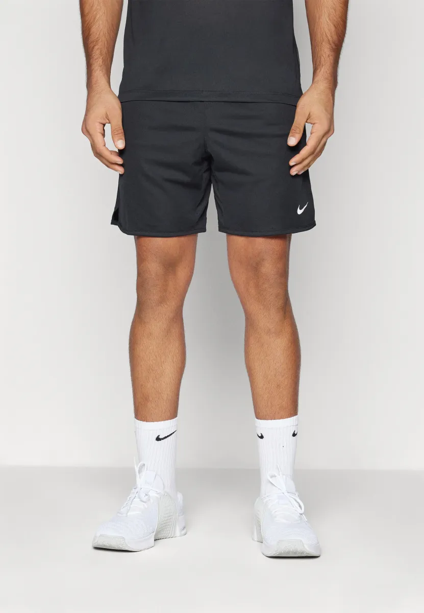 TOTALITY - Kurze Sporthose - black/iron grey/white