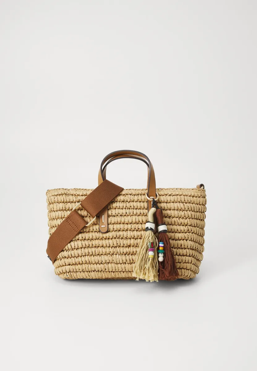 TOTE BAG - Umhängetasche - natural-coloured