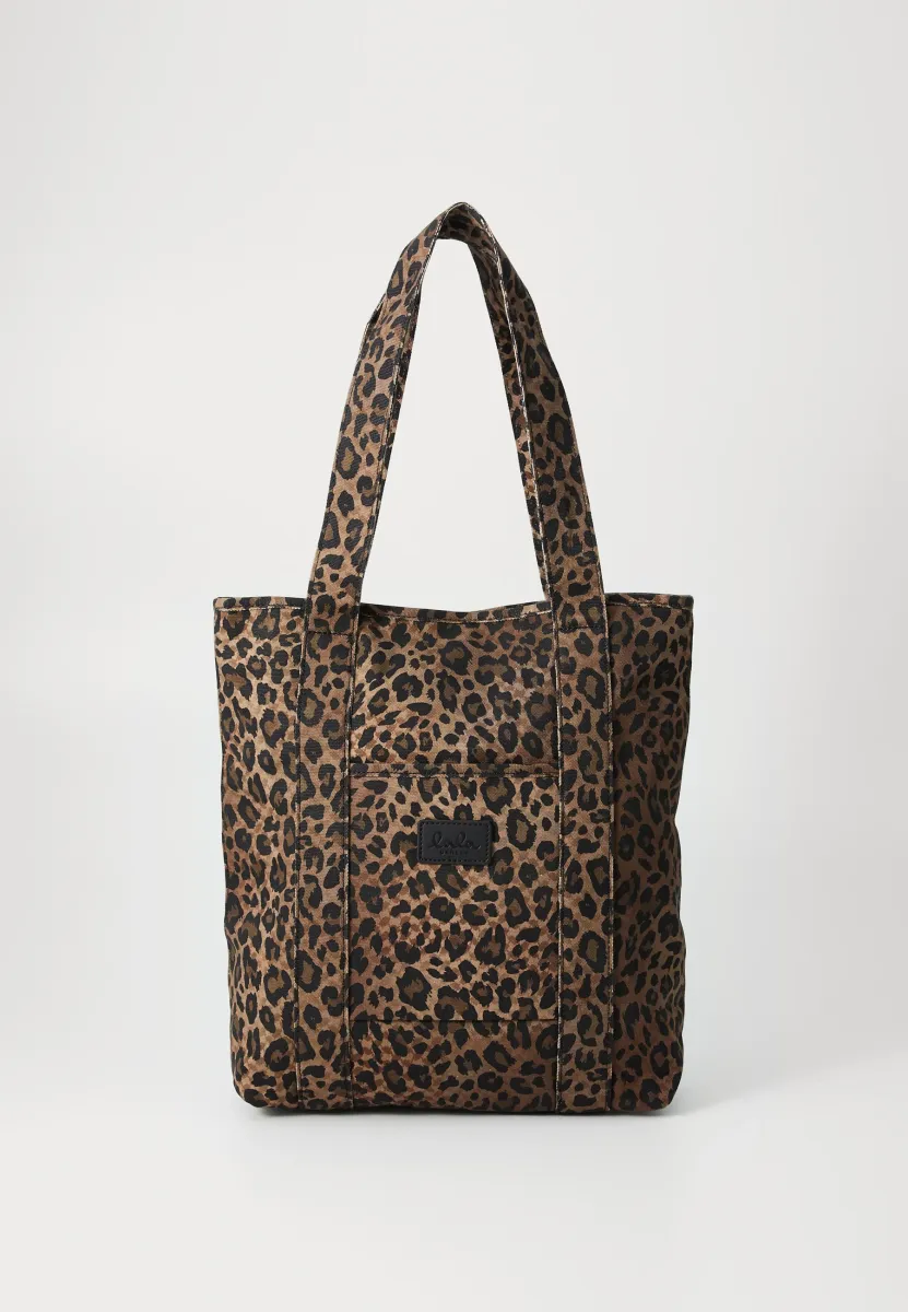 TOTE CARMELA PRINTED DARK BROWN  - Shopping Bag - dark brown