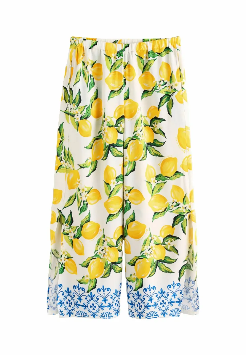 TOUCH - Stoffhose - lemon