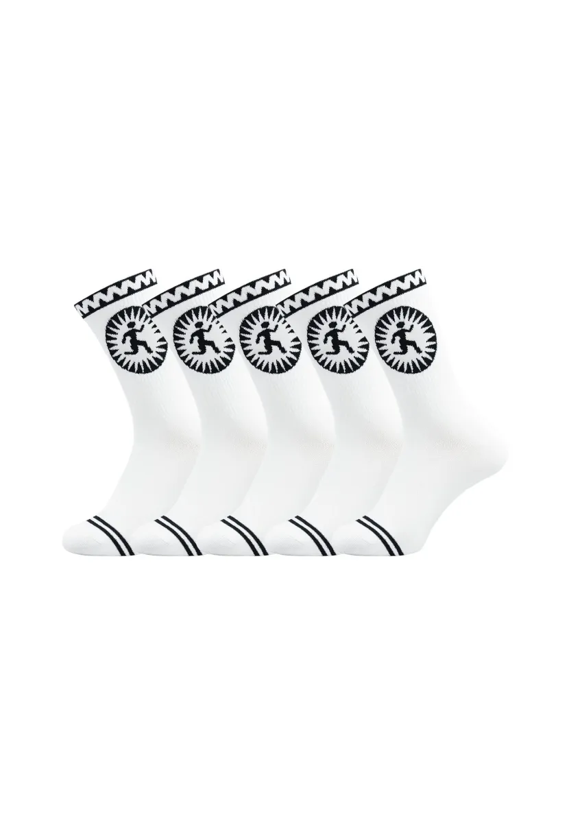 TOUCHDOWN 5-PACK - Socken - weiß go go go