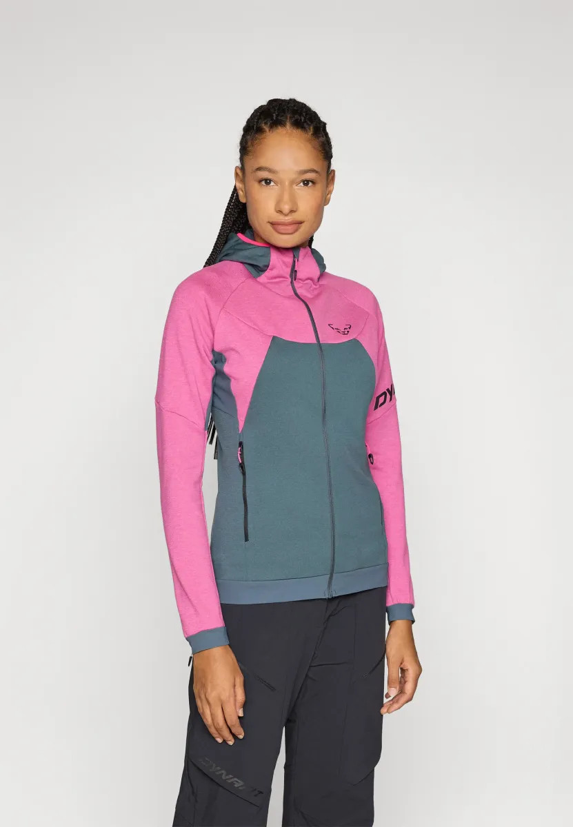 TOUR THERMAL HOODY - Fleecejacke - magenta