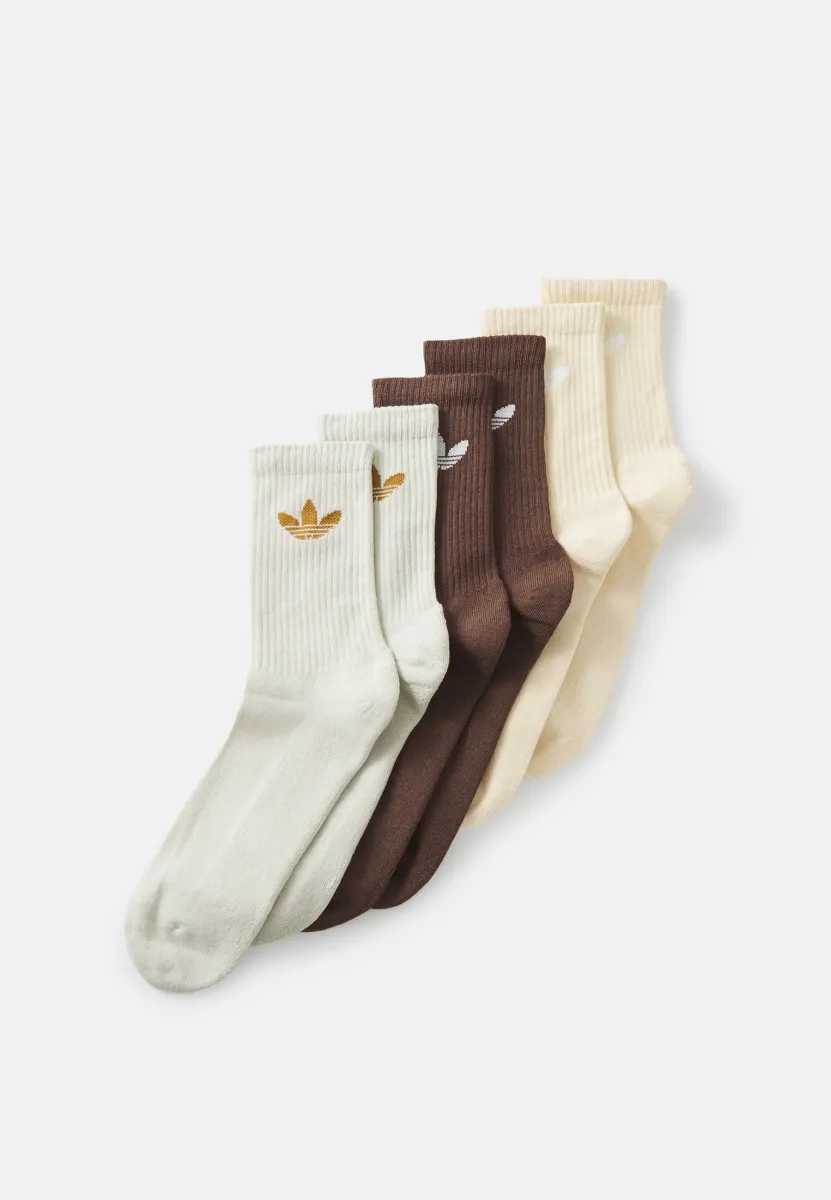 TR CREW S 6PACK - Socken - brown/putty grey/crystal sand