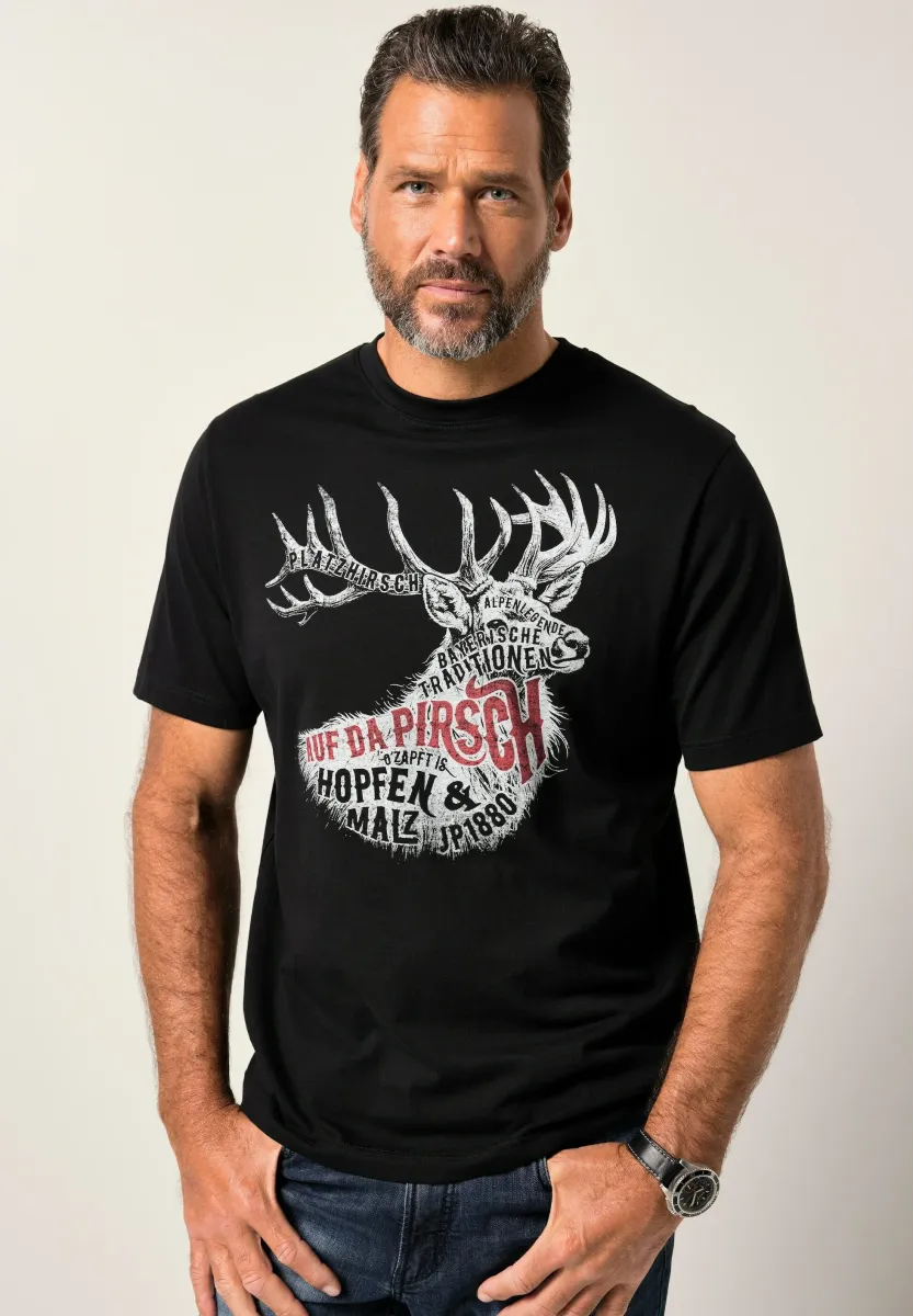 TRACHTEN HALBAR BEST - T-Shirt print - black