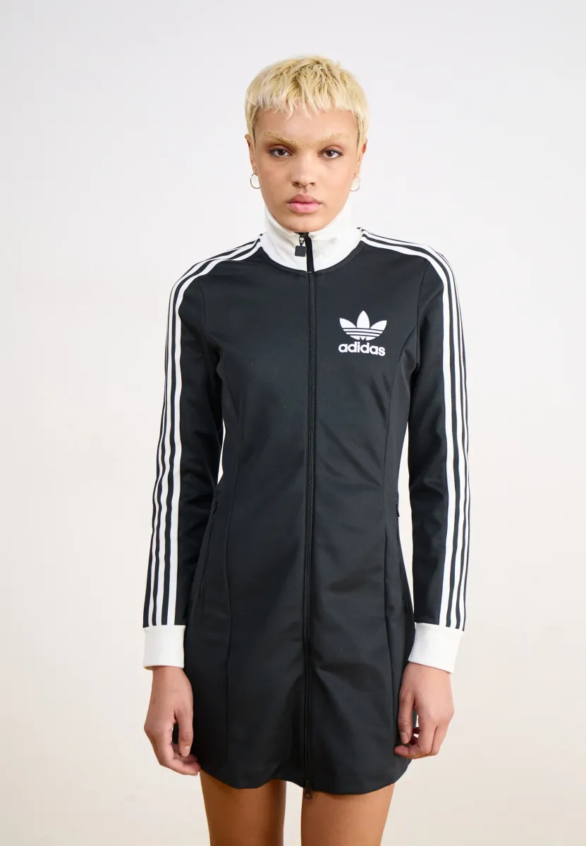TRACK DRESS - Freizeitkleid - black