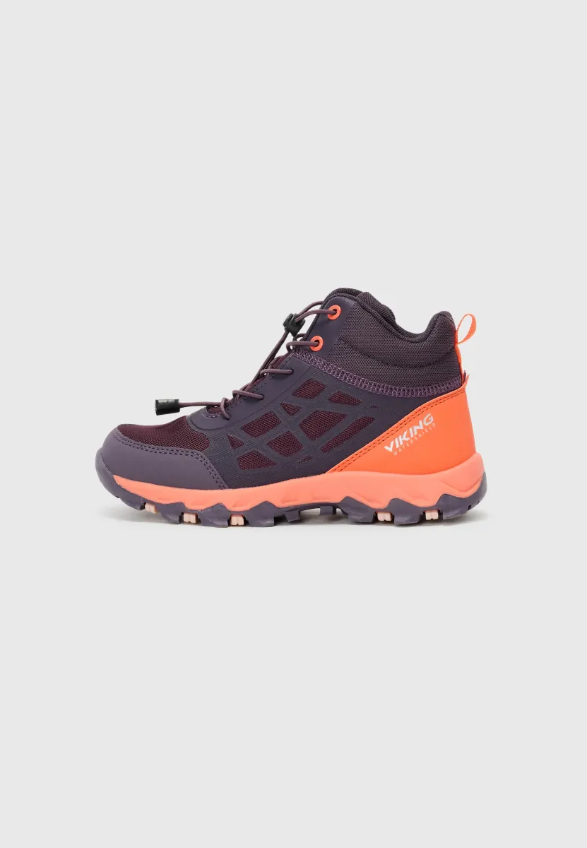 TRACK MID - Sneaker high - plum