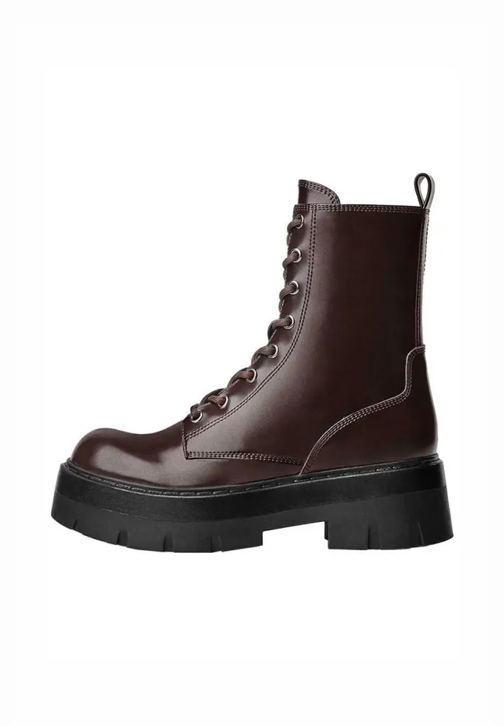 TRACK - Plateaustiefelette - dark red